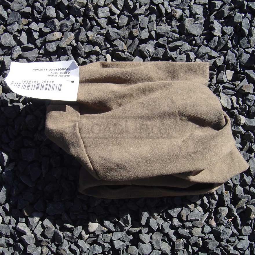 thumbnail image 2 of Pre-owned US Military Issue Polypropylene Gaiter Scarf / Neck Gaiter - Brown 2 of 6