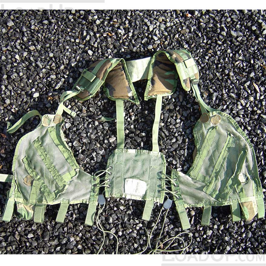 USGI WOODLAND CAMO MOLLE II LOAD BEARING VEST