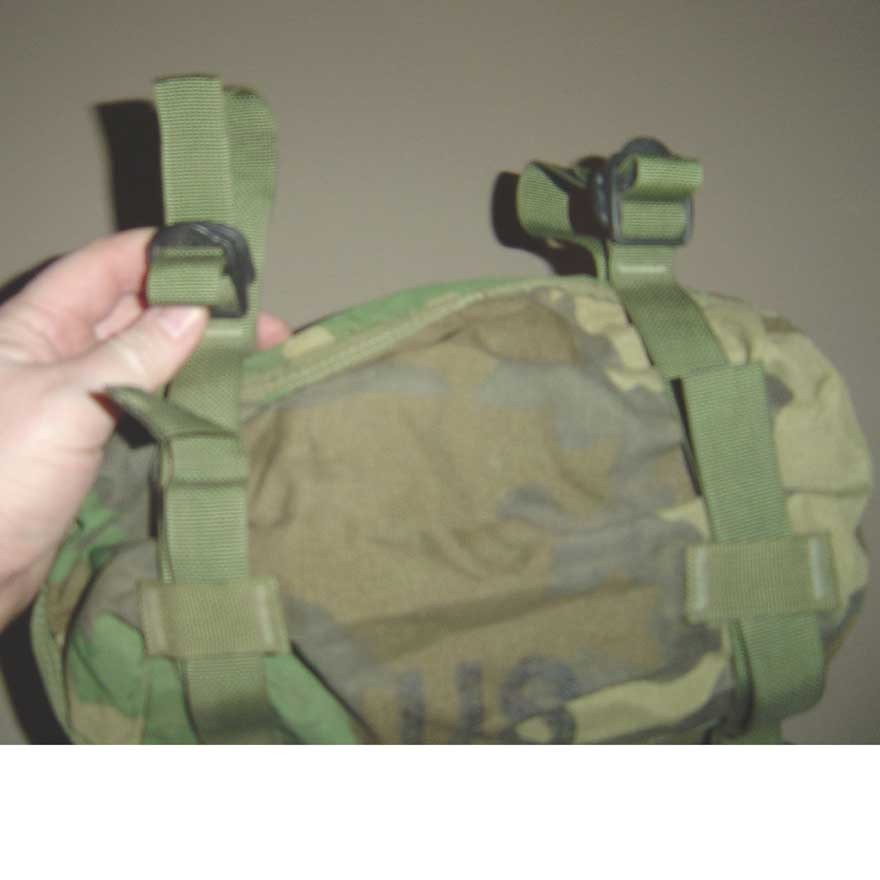 Woodland Camouflage US GI Enhanced Nylon Butt Pack