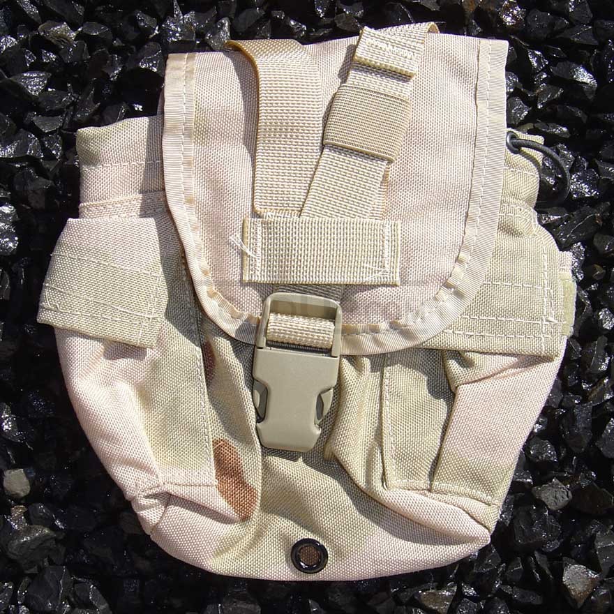 Military MOLLE Canteen Pouch & Canteen