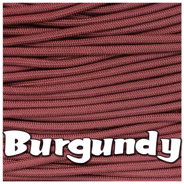 BURGUNDY 550 PARACORD USA Military 7 Strand Type III