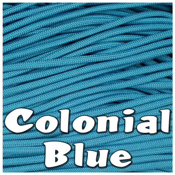 Colonial Blue 550 PARACORD USA Military 7 Strand Type III