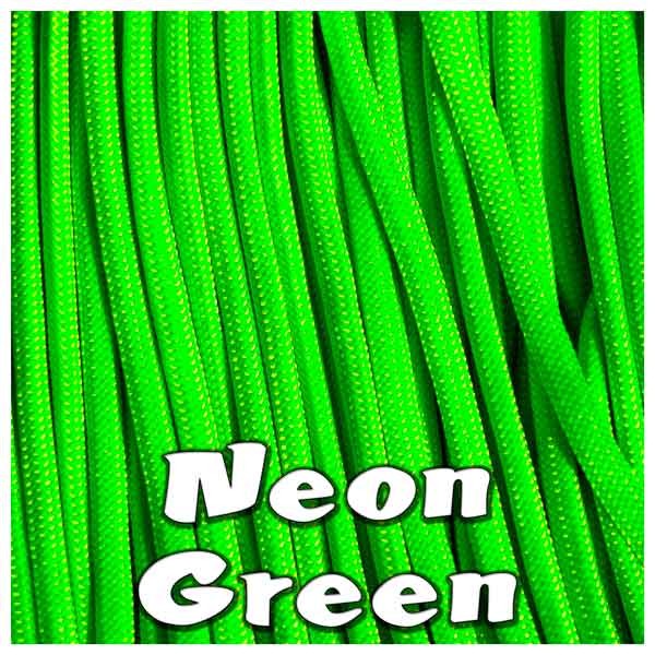 NEON GREEN 550 PARACORD USA Military 7 Strand Type III