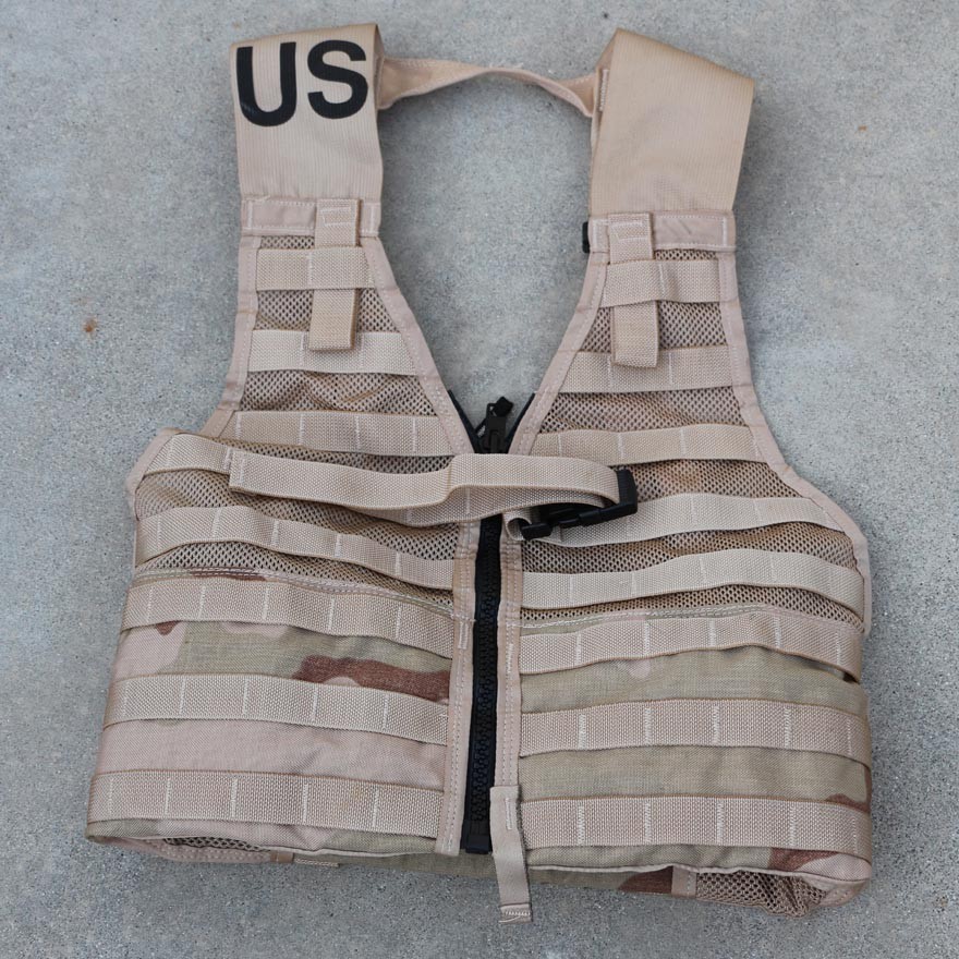 U.S. Military-issue M.O.L.L.E. Load-bearing Vest, Tactical