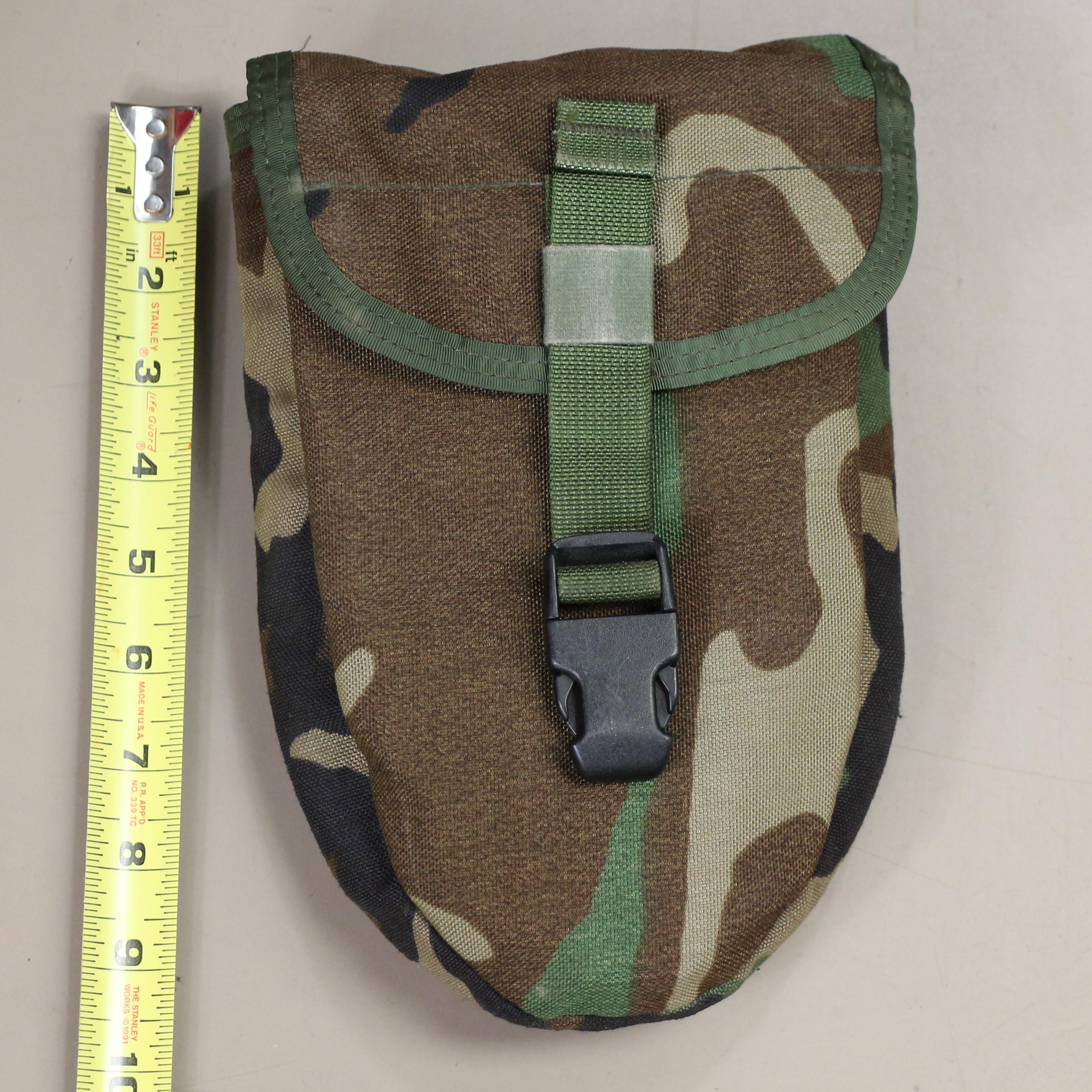 US Army Woodland MOLLE Entrenching E-tool Shovel Cover / Case / Carrier