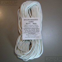 550 Paracord Military White 50ft 7 Strand Type III