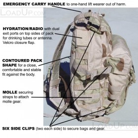 US GI Molle II 3 Day Assault DCU Backpack