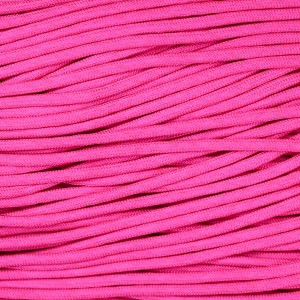 550 PARACORD USA Military NEON PINK 7 Strand Type III