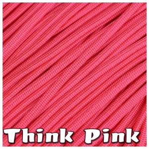  THINK PINK 550 PARACORD USA Military 7 Strand Type III