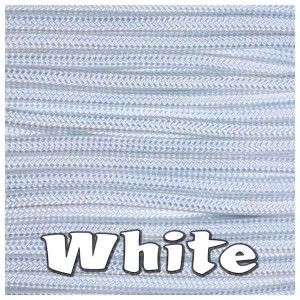 WHITE 550 PARACORD USA Military 7 Strand Type III