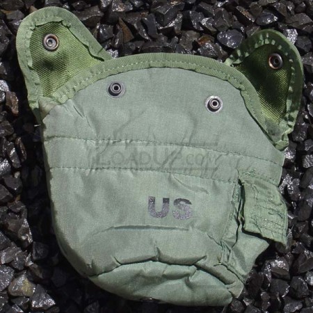 US 1-Qt Canteen Pouch/Cover and Alice Clips Very Good 